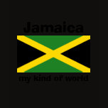 Jamaica Flag + Map + Text T-Shirt