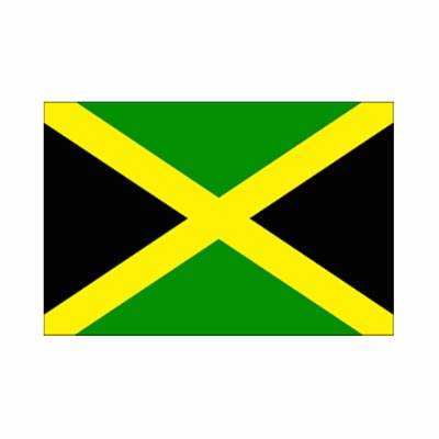 Photo Cut-out featuring the Jamaican Flag