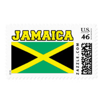 Jamaica Flag Postage Stamps