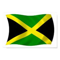 Jamaica Flag Poster Print