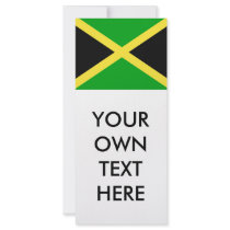 Jamaica Flag Personalized Rack Card
