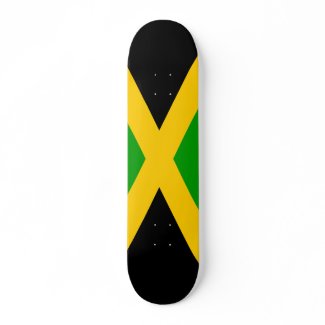 Jamaica Flag skateboard