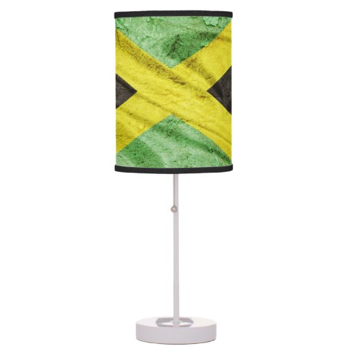 Jamaica flag table lamp Zazzle