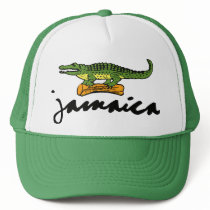 Jamaica Gator Hat by lennyari Jamaica Gator Hat