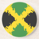 Jamaica Gnarly Flag coasters