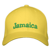 Jamaica hat embroidered hats