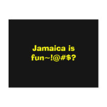 Jamaica is fun~!@#$? postcards