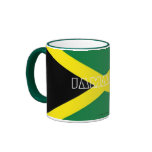 Jamaica jamaican flag souvenir mug