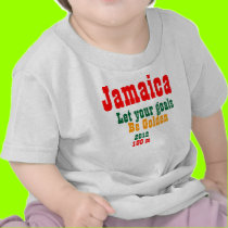 Jamaica let your goals be golden  t-shirts t-shirts