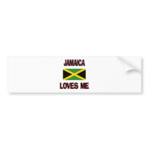 Jamaica Loves Me bumper stickers