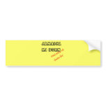 JAMAICA MI BORN BUMPER STICKER
