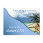Jamaica Save The Date (caribbean sky) Postcards