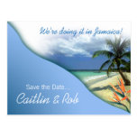 Jamaica Save The Date (caribbean sky) Postcards