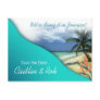 Jamaica Save The Date (emerald waters) Postcards