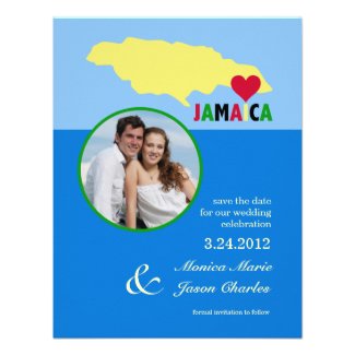 Jamaica Save the Date Photo Announcement
