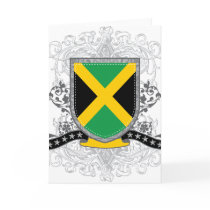 Jamaica Shield 2 Greeting Card
