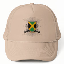 Jamaica Shield 2 Hat zazzle_hat
