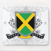 Jamaica Shield 2 Mousepad by brev87 Jamaica Shield 2 Mousepad