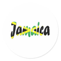 Jamaica Round Stickers