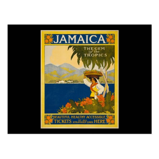 Jamaica the gem of the tropics post card