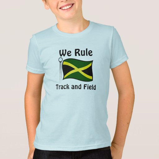 Jamaica track and field tshirts Zazzle