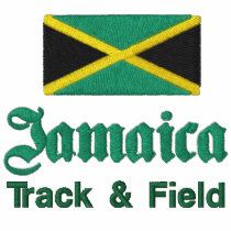 Jamaica Track & Field Jacket embroidered shirts