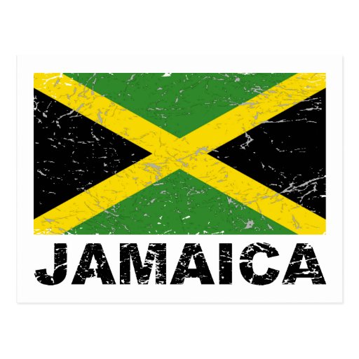 Jamaica Vintage Flag Post Cards