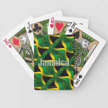 Jamaica Waving Flag Playing Cards