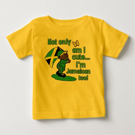 Jamaican baby design baby TShirt Zazzle