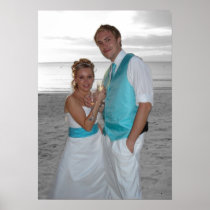 Jamaican Beach Wedding Poster