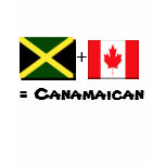 jamaican-canadian womens t-shirts