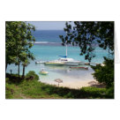  - Beautiful photo of a peaceful cove on the Jamaican Coast near Ocho Rios.  This fully customizable multi-use card is great for many occasions and everyday too. Photography by Patrice Vandehey: Sizes 