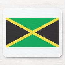 Jamaican Flag Art Mouse Mat
