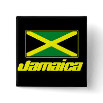 Jamaican Flag Pinback Button