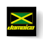 Jamaican Flag Pinback Button
