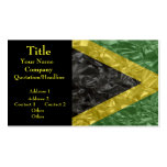 Jamaican Flag - Crinkled Business Card