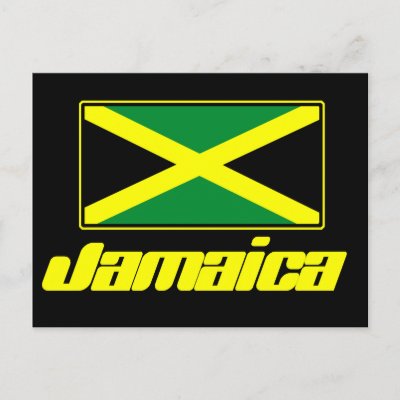 Jamaican Flag Postcards by