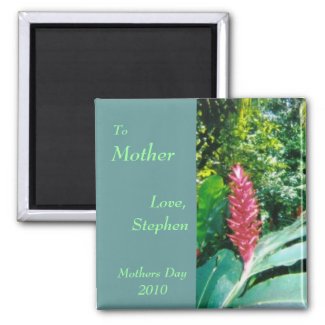 Jamaican Flower Magnet for Mom magnet