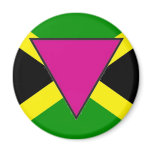 Jamaican Gay Pride Flag magnets
