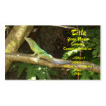 Jamaican Green Lizard Business Cards