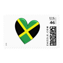 Jamaican Heart Flag postage by WearFlags Jamaican Heart Flag postage
