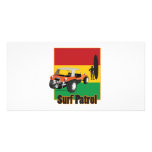 Jamaican Rasta Surfpatrol Buggy Photo Card Template