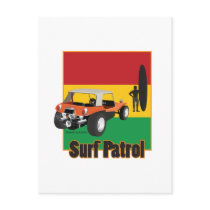 Jamaican Rasta Surfpatrol Buggy postcards by frengi Jamaican Rasta Surfpatrol Buggy postcards