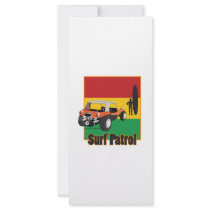 Jamaican Rasta Surfpatrol Buggy rack cards