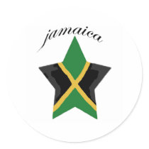 Jamaican Reggae Olympic Rasta stickers