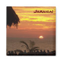 Jamaican Sunset Magnet - Customized by lelehar Jamaican Sunset Magnet - Customized