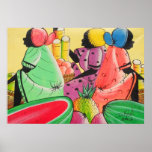 Jamaican Women in Fruit Market D Roberts Canvas Pr Posters