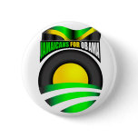 Jamaicans for Obama Button