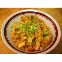 Jambalaya que cocina la comida de la cena escultura fotográfica