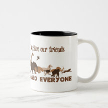 Jambo Everyone. Help save endangered animals Mugs